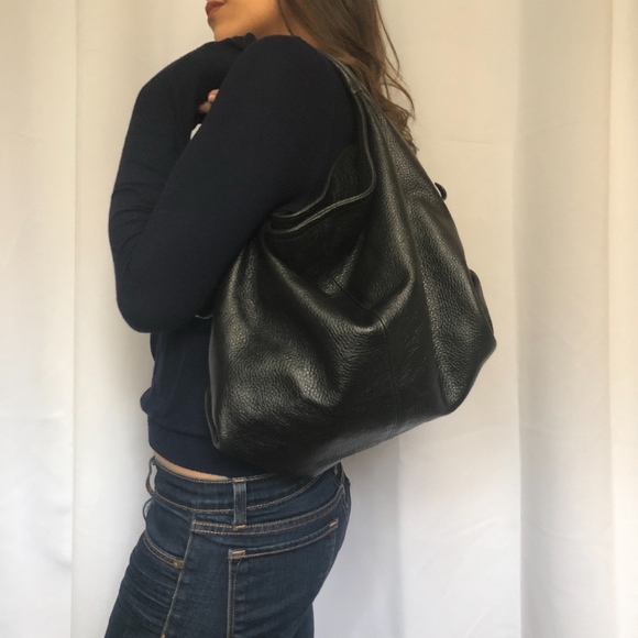Furla Handbags - Furla Black Leather Shoulder and Cross-body Bag!